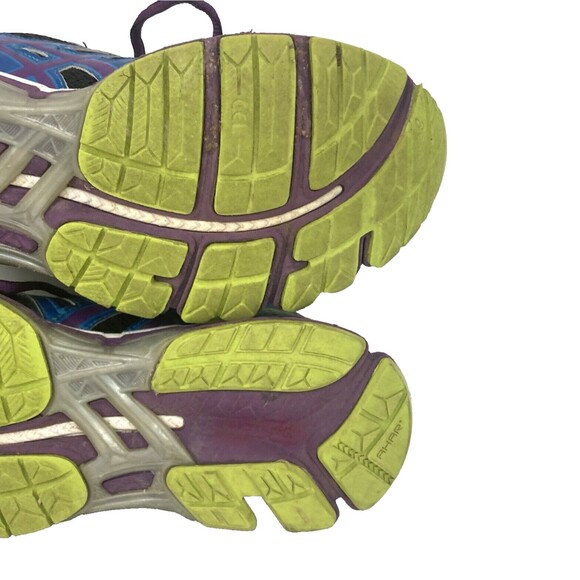 Asics Gel-Kayano 20-Women's Sz 9-Black/Blue/Purple -Running/Jogging Shoes- T3N7N - Picture 11 of 12